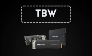 Nilai TBW dalam SSD